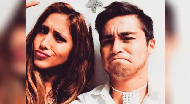 Melissa Paredes junto a su esposo Rodrigo Cuba