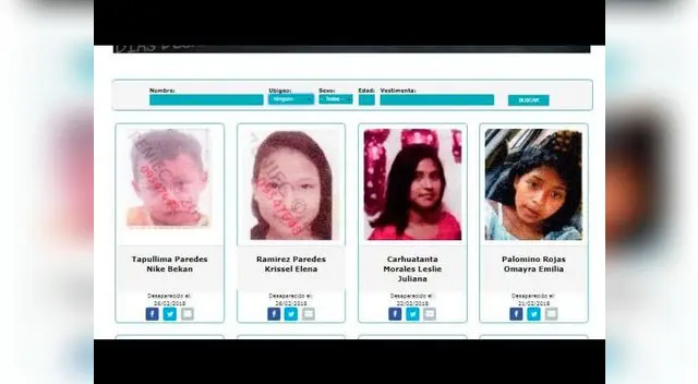 Menores fueron reportados como desaparecidos