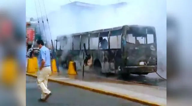 La PNP investiga las causas del siniestro La PNP investiga las causas del siniestro