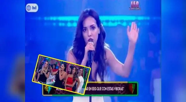 Rosángela Espinoza desenmascara en vivo a las exintegrantes históricas de Combate Rosángela Espinoza desenmascara en vivo a las exintegrantes históricas de Combate