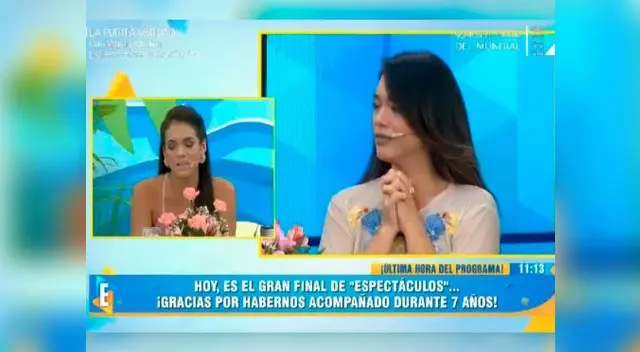 Jazmín Pinedo lloró al recordar los esfuerzos que tuvo que hacer para llegar a 'Espectáculos' 