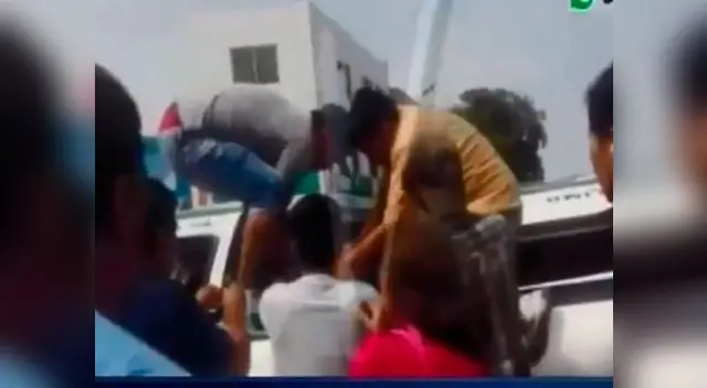 Combi se despistó en Breña y dejó seis personas heridas Combi se despistó en Breña y dejó seis personas heridas