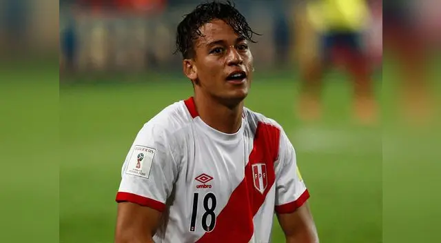 Cristian Benavente con la selección peruana Cristian Benavente con la selección peruana