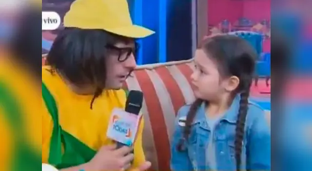 Nicola Porcella es troleado por pequeña actriz de 'Ojitos hechiceros' 