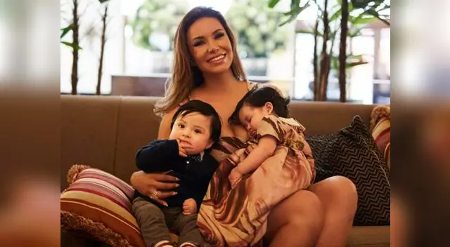 Karla Casós orgullosa de sus hijos