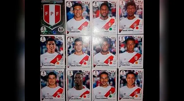 jugadores en el álbum Rusia 2018