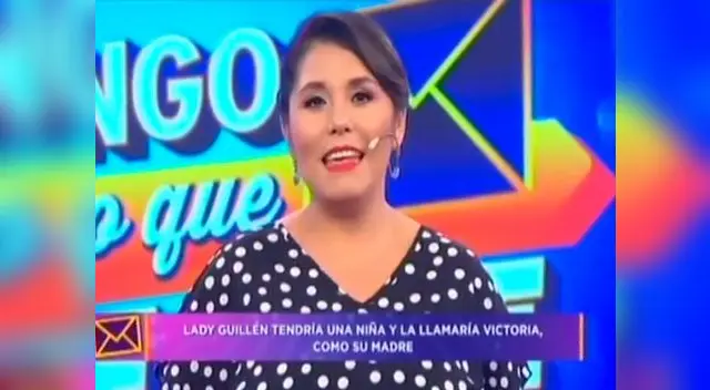 Lady Guillén anuncia su embarazo en vivo