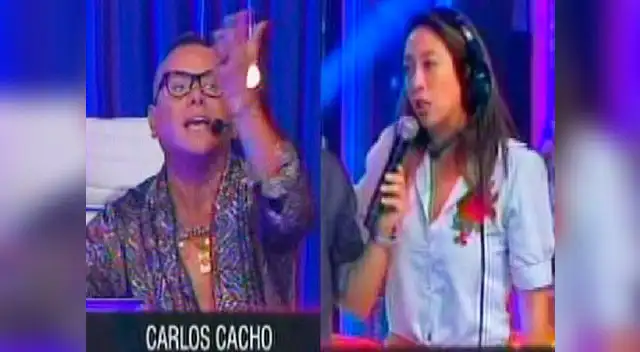 Carlos Cacho se enfrenta a Cathy Saénz en vivo Carlos Cacho se enfrenta a Cathy Saénz en vivo