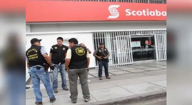 Poder Judicial dictó prisión contra banda que asaltó agencia bancaria en Gamarra