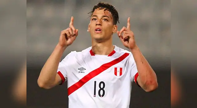 Cristian Benavente con la selección peruana