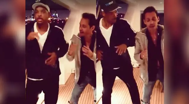 Will Smith causa sensación al bailar salsa con Marc Anthony 