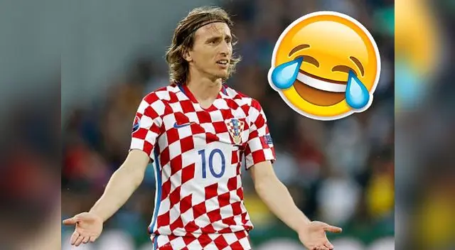 Luka Modric con la selección de Croacia Luka Modric con la selección de Croacia