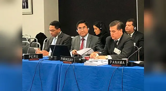 Juez Supremo César Hinostroza representó al Perú en los Estados Unidos