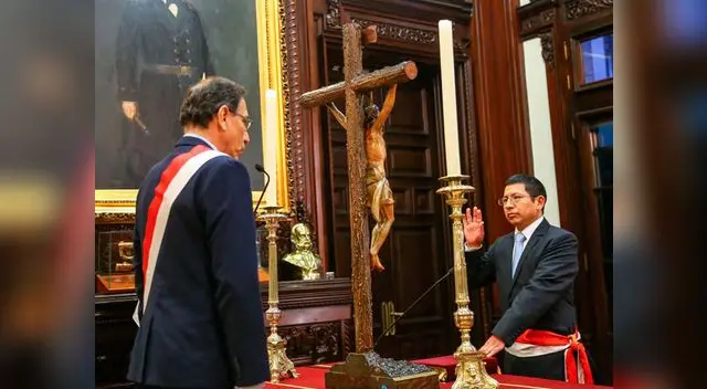 Edmer Trujillo juramentó como nuevo ministro de Transportes y Comunicaciones 