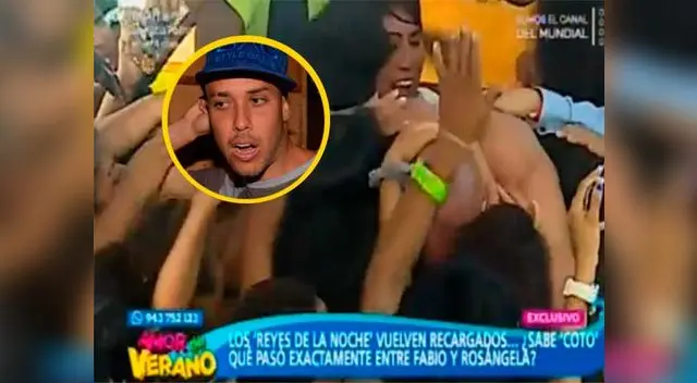 Bruno Agostini pasó un mal momento tras coquetear con una dama durante un show