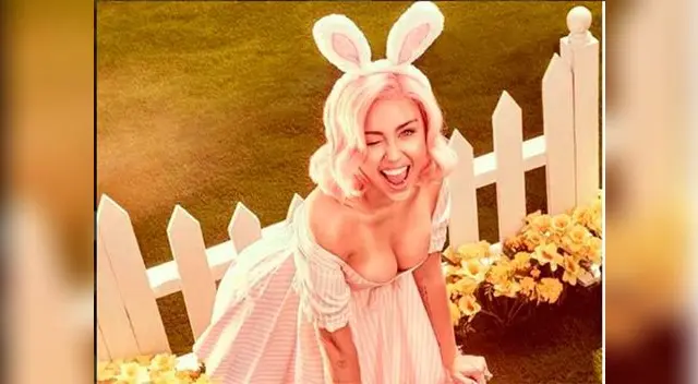 Miley Cyrus se disfrazó de conejita en Instagram para celebrar Pascua Miley Cyrus se disfrazó de conejita en Instagram para celebrar Pascua