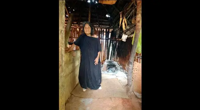 Doña Enriqueta es mujer asháninka y tiene 105 años