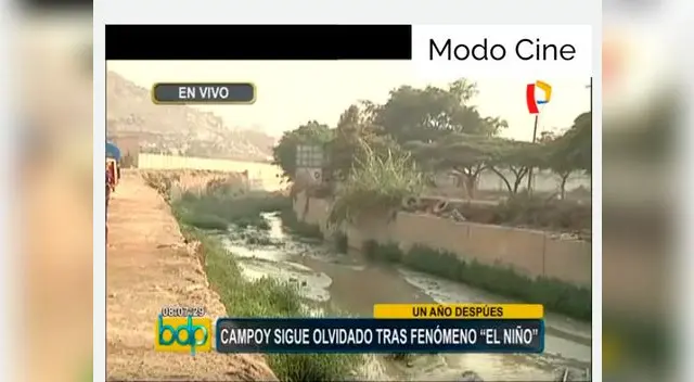 Campoy olvidado a más de un año del Niño Costero