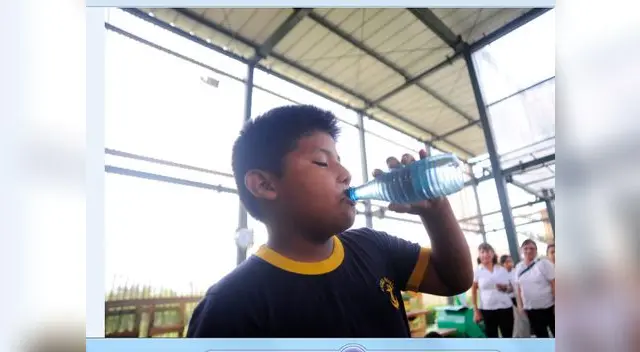 El agua extraída es saludable