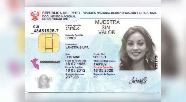 Nuevo DNIe será entregado desde julio Nuevo DNIe será entregado desde julio