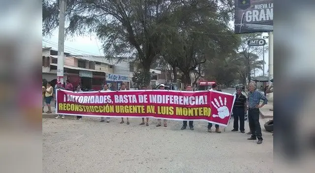 Pobladores reclaman cerca del Miguel Grau FOTO: Roberto Saavedra Pobladores reclaman cerca del Miguel Grau FOTO: Roberto Saavedra