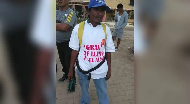 Carlos Sosa hincha del Atlético Grau: FOTO: Roberto Saavedra Carlos Sosa hincha del Atlético Grau: FOTO: Roberto Saavedra