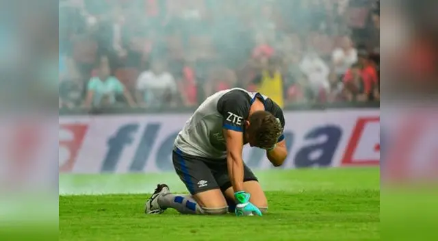 Partido de la Liga Argentina termina por bombas de estruendo Partido de la Liga Argentina termina por bombas de estruendo