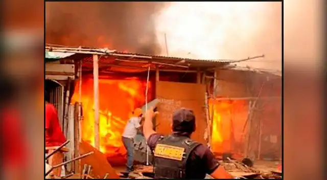 Incendio en el Callao