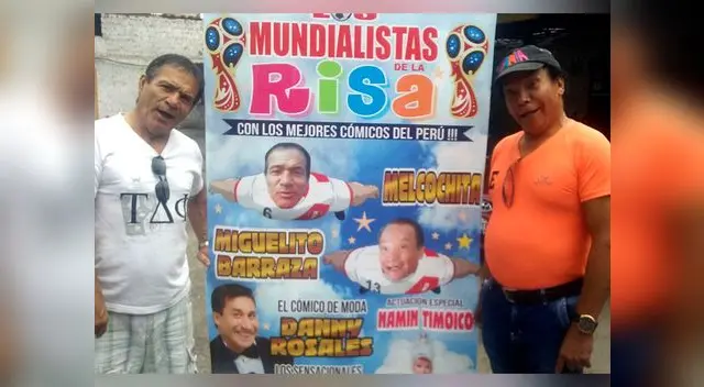 Miguelito Barraza y Melcochita se ponen la blanquirroja Miguelito Barraza y Melcochita se ponen la blanquirroja