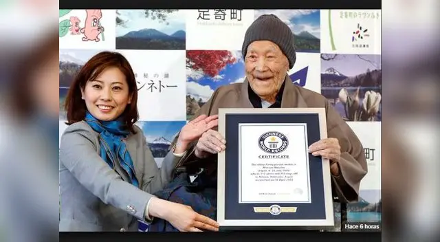 Japonés Masazo Nonaka, de 112 años el hombre más viejo del mundo Japonés Masazo Nonaka, de 112 años el hombre más viejo del mundo