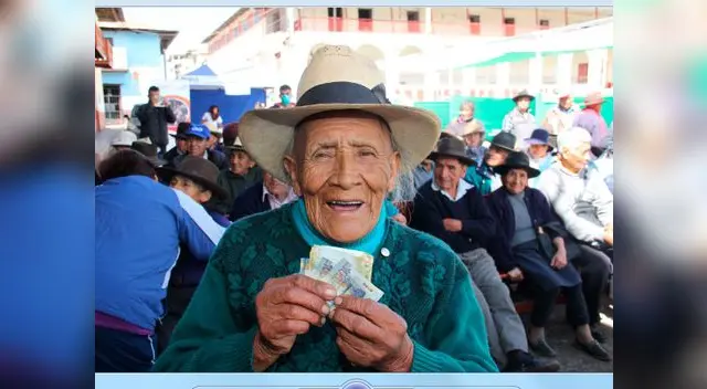 Beneficiados de Pensión 65 cobrarán su bono en todo el Perú