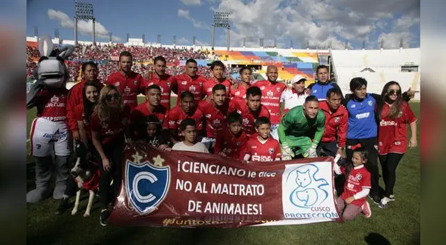 El equipo de Cienciano. FOTO: Melissa Valdivia