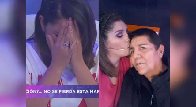 Lady Guillén se quiebra al 'conversar' con su mamá 