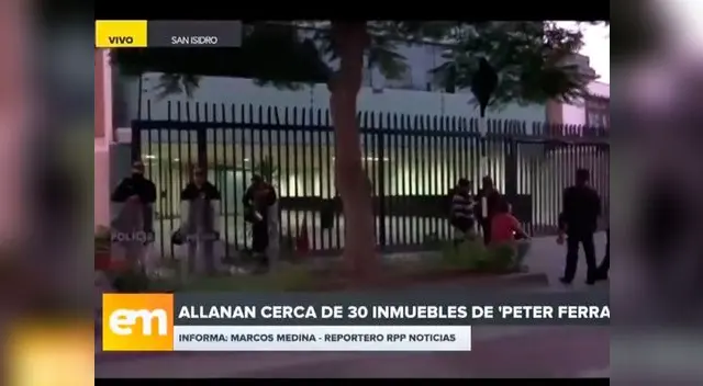 Fiscalía allanó 30 inmuebles de "Peter Ferrari" acusado de minería ilegal y narcottráfico Fiscalía allanó 30 inmuebles de "Peter Ferrari" acusado de minería ilegal y narcottráfico