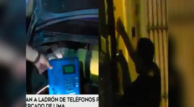 Capturan a sujeto que robaba teléfonos públicos en pleno asalto 