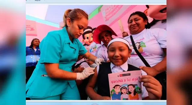 23 mil escolares vacunadas contra Virus del Papiloma Humano