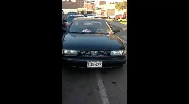 El carro en el que fueron intervenidos