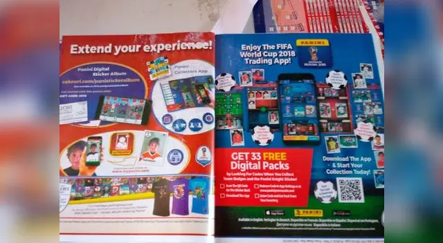Álbum Panini falsificado. Estafadores cuidaban calidad de la impresión para timar