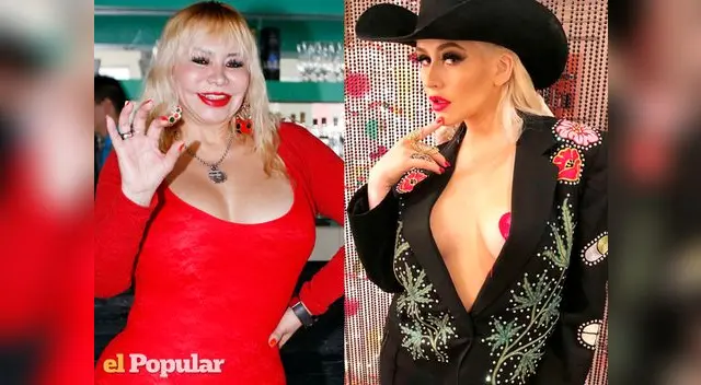 Susy Díaz ironiza con parecido con Cristina Aguilera Susy Díaz ironiza con parecido con Cristina Aguilera