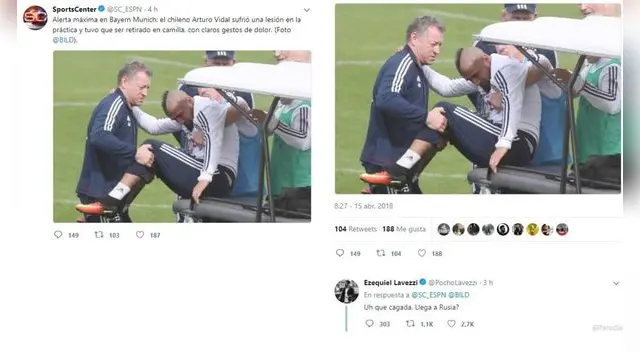 Este es el tuit que el argentino luego borró