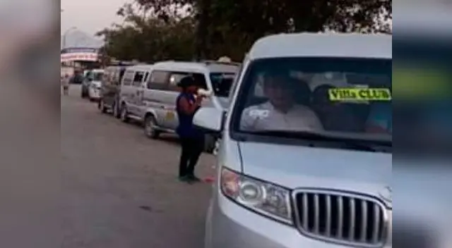 Paraderos informales de vehículos en Puente Piedra Paraderos informales de vehículos en Puente Piedra