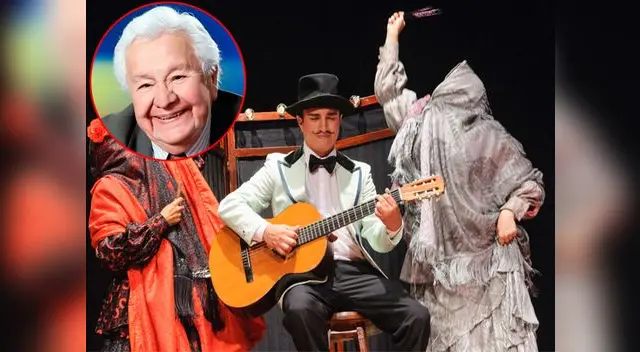 Un reconocido periodista en una obra de teatro