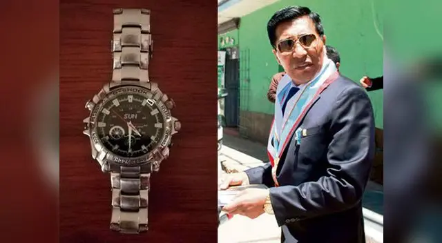Este es el reloj que utilizó Moisés Mamani 
