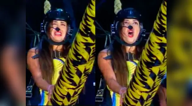 Rosángela Espinoza sufre ataque de pánico en plena competencia Rosángela Espinoza sufre ataque de pánico en plena competencia