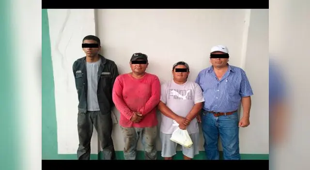 Los detenidos son investigados por la policía Los detenidos son investigados por la policía