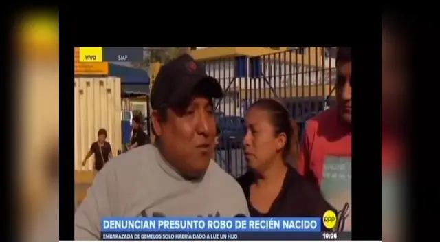 Erickson Quiroz denunció el robo de su gemelo en hospital Cayetano Heredia