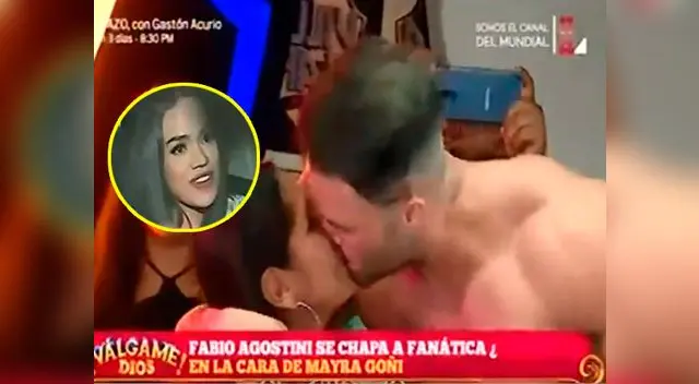 Fabio Agostini hace de las suyas en shows frente a Mayra Goñi Fabio Agostini hace de las suyas en shows frente a Mayra Goñi