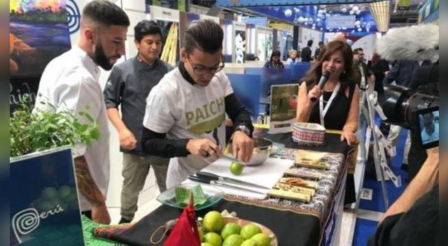 Benavente se lució preparando ceviche Benavente se lució preparando ceviche