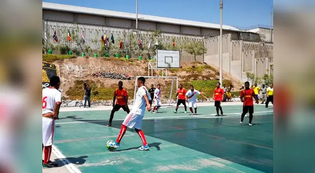 Internos de los diferentes penales participaron en el Primer Mundialito Interpenales de Lima 2018