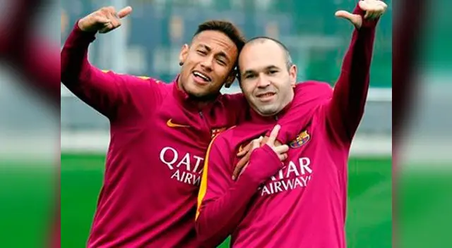 Neymar y Iniesta Neymar y Iniesta